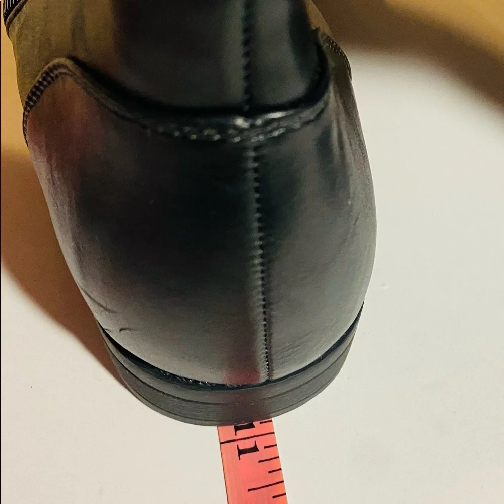 Sz 10 med USA ⭐️NEW IN BOX Avenue “Lund” Over Knee Faux Leather Black Boots